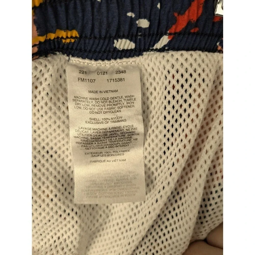 Columbia‎ PFG Fishing Shorts Mens XL Multi-Color Tropical Leaf Omni-Shade 6
